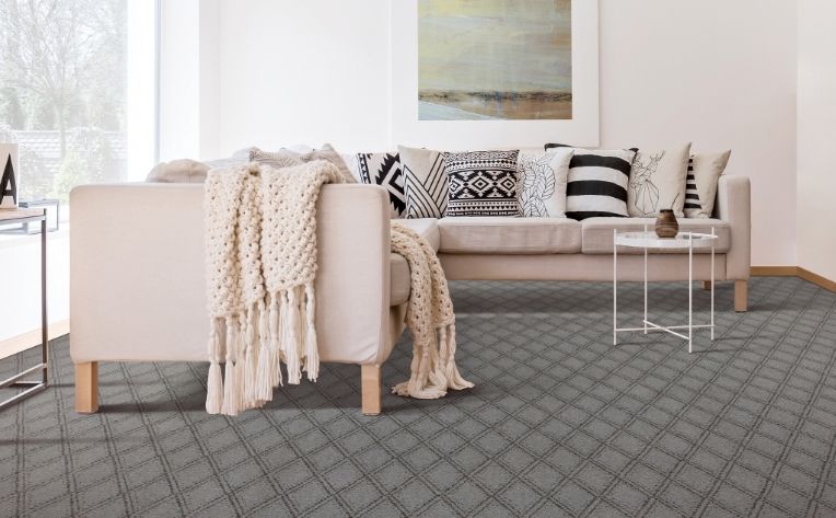 Living Room Carpet Flooring Example